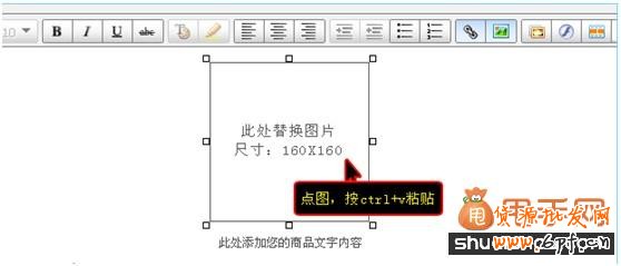 淘寶裝修教程:新手賣家如何修改模板中的圖片及文字3