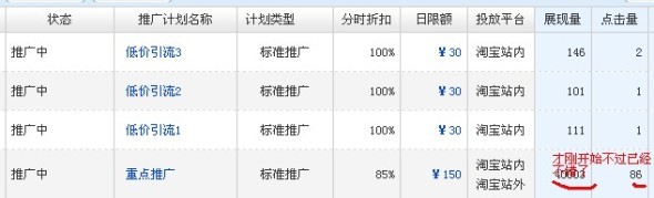 直通車的投放技巧