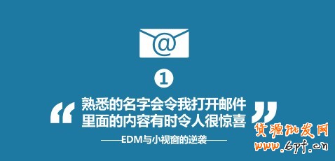 “熟悉的名字會令我打開郵件，里面的內容有時令人很驚喜”--EDM與小視窗的逆襲