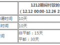 淘寶調整雙12交易規則 賣家發貨時間將延長