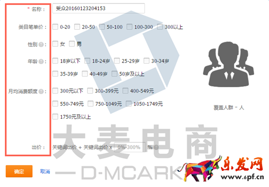 自定義人群推廣