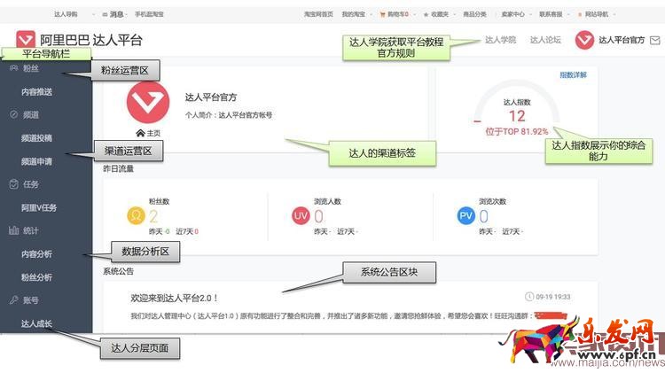 如何開通淘新版淘寶達人平臺2.0?